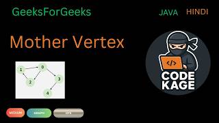 GFG | Mother Vertex | Simple DFS | Java