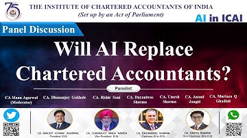 Will AI Replace Chartered Accountants? | Panel Discussion by AI in ICAI #aiinicai