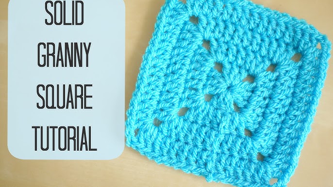 Solid Granny Square - Crochet Tutorial - Sweet Bee Crochet