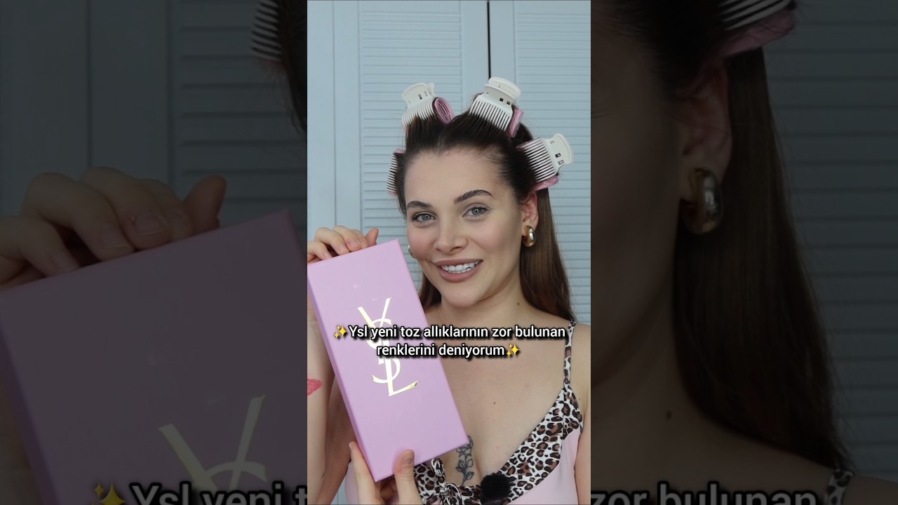 Ysl yeni toz allıkların zor bulunan renklerini deniyorum ✨ 