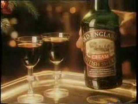 Old England Sherry (Christmas) - 1980's UK Advert