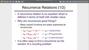 Recursive Relation