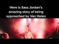 Capture de la vidéo Sass Jordan Shares Her Time With Van Halen