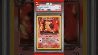 Dark Typhlosion 10/105 Near Mint Holo Neo Destiny Rare Pokemon Card PSA 7 WOTC