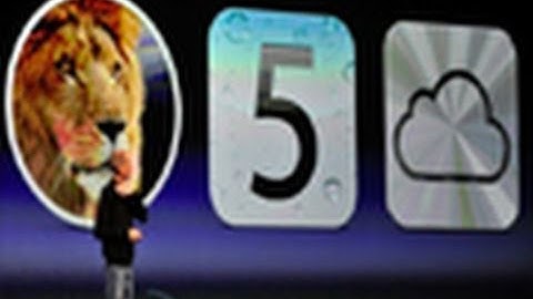 WWDC First Keynote 2011: Part 1 Steve Jobs & Phil Schiller On Stage Mac Statistics!