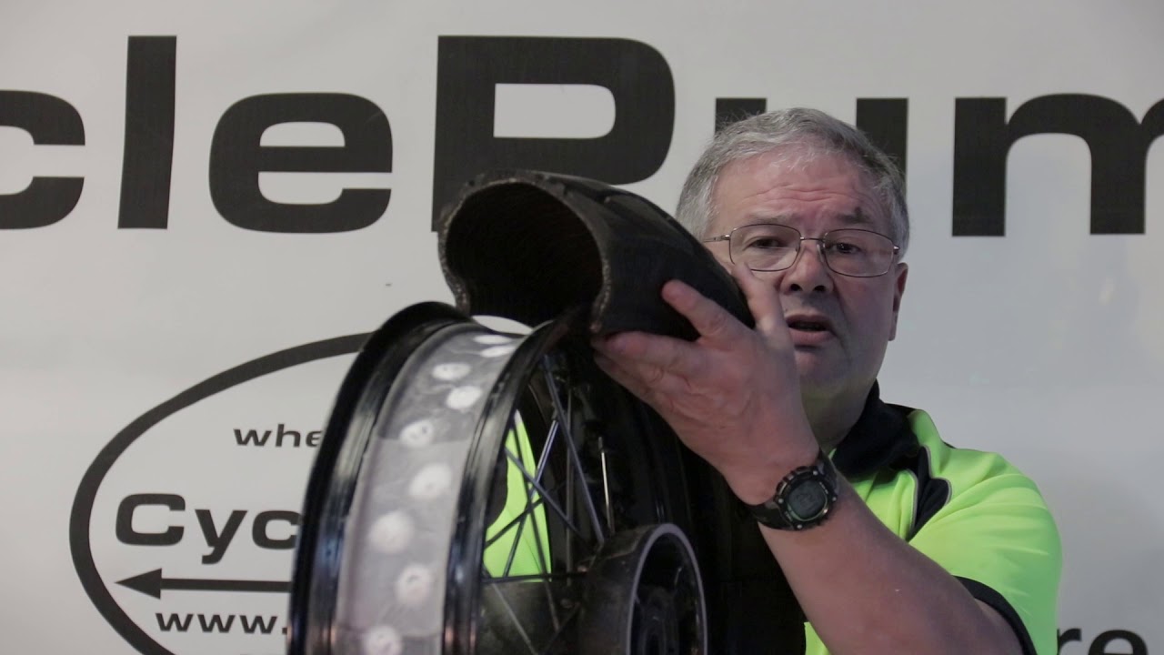 Motorcycle Tire Mounting 101 How The Tire Fits On The Rim - YouTube