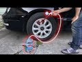 Filling a CAR TIRE with WATER!