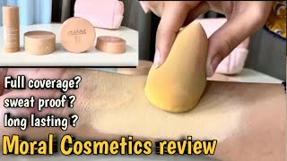 Moral Cosmetics Honest review | Moral stick foundation | worth it??