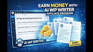 AI WP Writer Affiliate Program Explained | How to Earn with WordPress AI Plugin