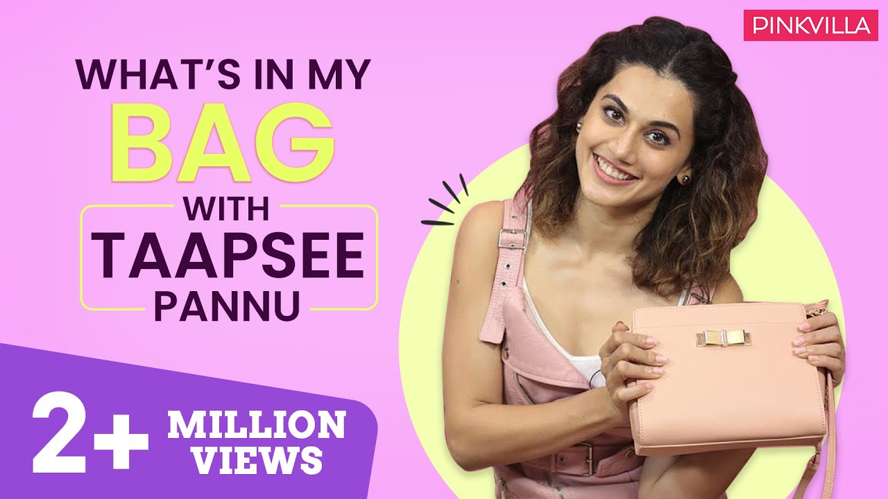 What's in my bag with Taapsee Pannu | S03E04 | Fashion | Bollywood | Pinkvilla