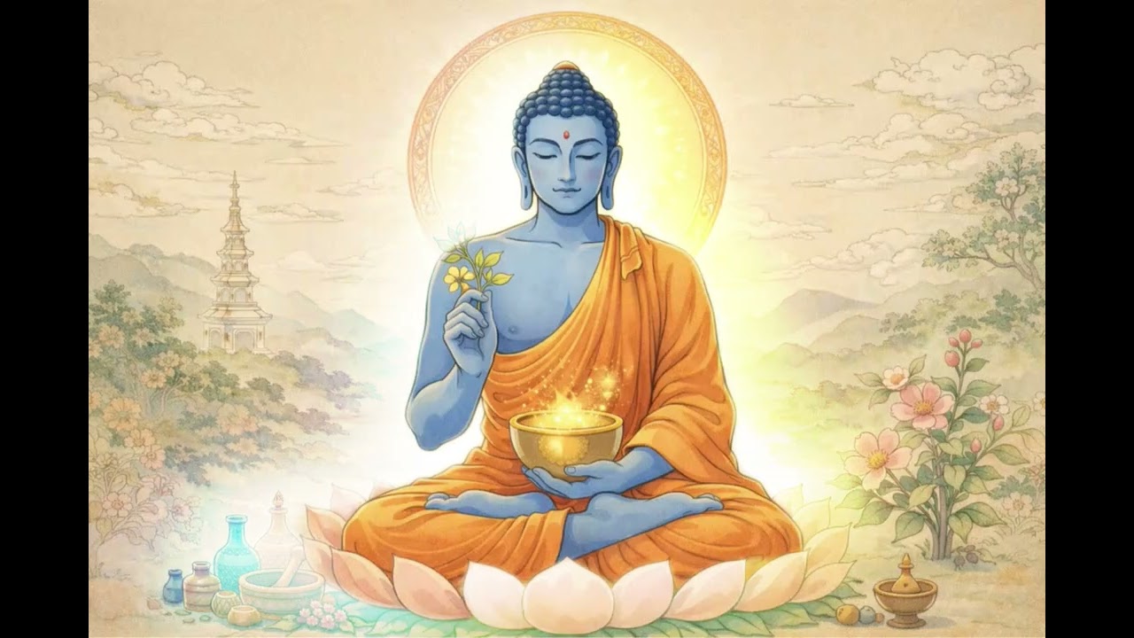 432赫茲 藥師佛心咒 舒緩疲勞 平靜 增強自我修復力(432HZ, Medicine Buddha Mantra)