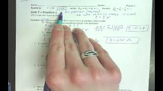 Physics 2 - Circuits - Practice 1: Ohm's Law