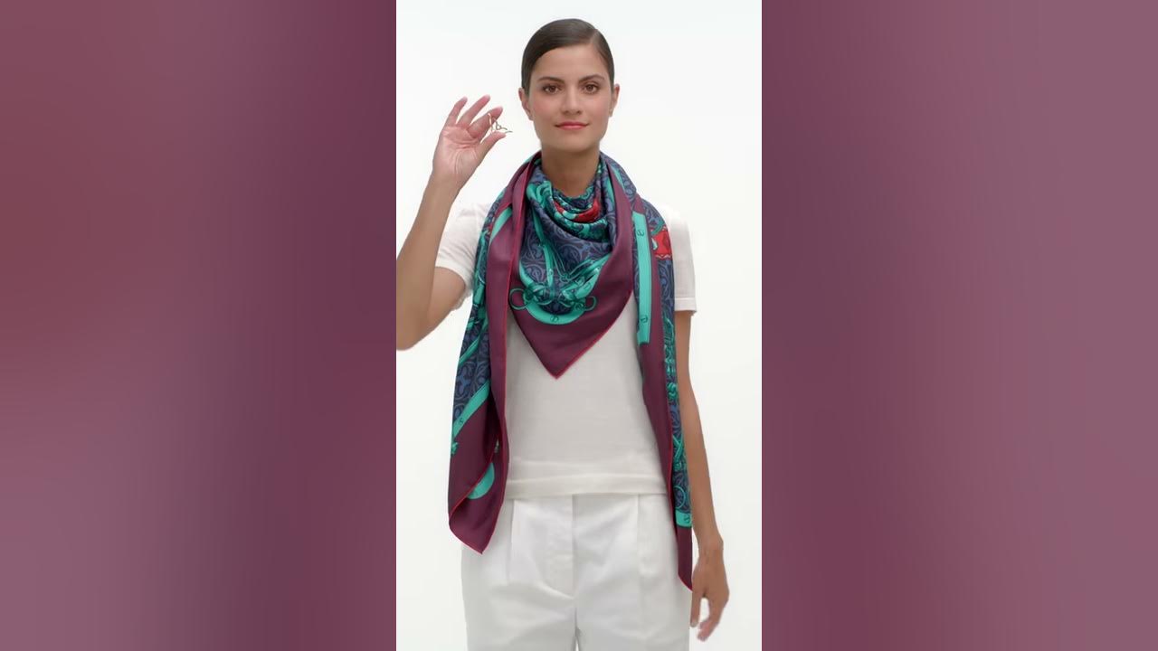 Hermès - Chaine d'Ancre Perforee Scarf 90 Ring