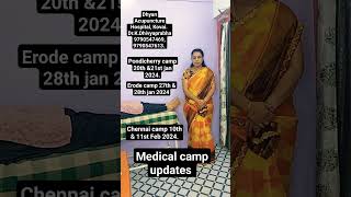 Medical camp updates  Acupuncture treatments  shorts