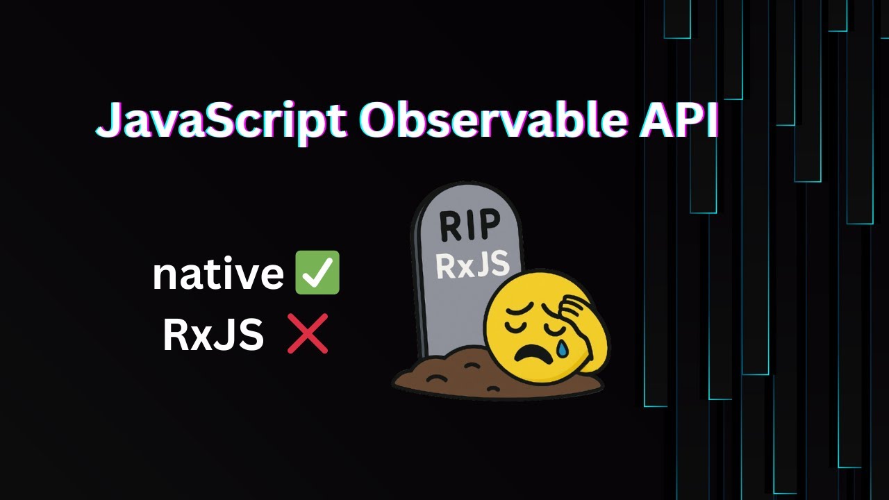 Native JavaScript Observable API without RxJS | Learn JavaScript # ...