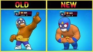 old VS new !!! Brawlers Brawl Stars