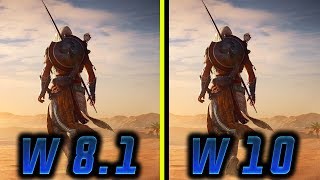 Windows 10 Vs Windows 8.1 Gameplay Frame Rate Comparison