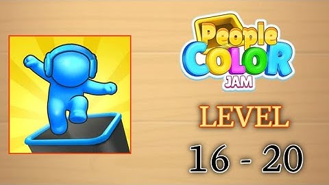 People Color Jam Level 16 - 20 walkthrough solution 