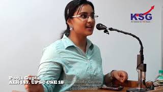 Choose Your Why, Pooja Gupta, Air 147 Upsc Cse 18, Ksg India