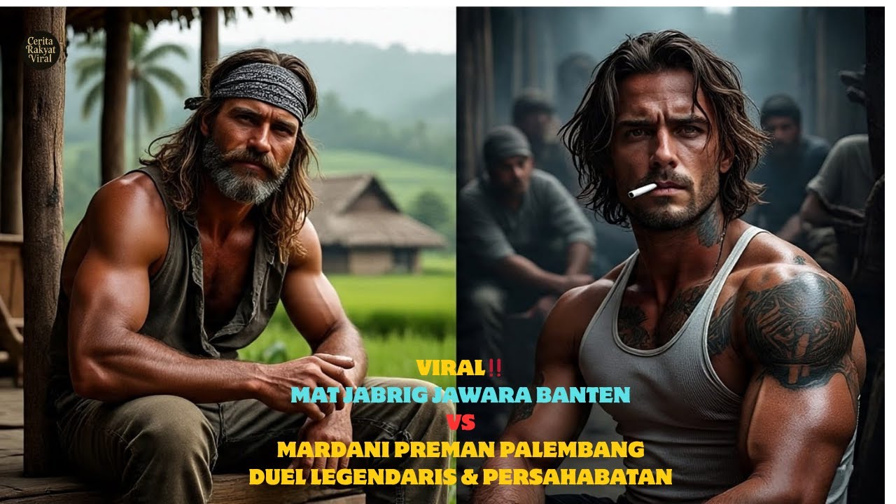 VIRAL‼️ MAT JABRIG JAWARA BANTEN VS MARDANI PREMAN PALEMBANG – DARI DUAL KE PERSAHABATAN LEGENDARIS