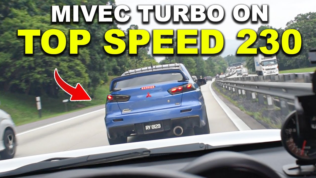 PADU HABIS TEKAN MIVEC EVO X 4B11T SAMPAI PERAK !