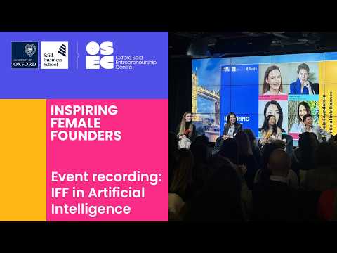 Event Recording: Inspiring Female Founders In Artificial Intelligence