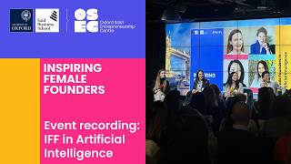 Event recording: Inspiring Female Founders in Artificial Intelligence