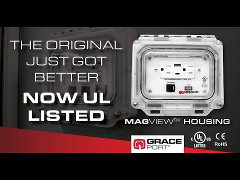 GracePort MagView Housing For Panel Interface Connectors 