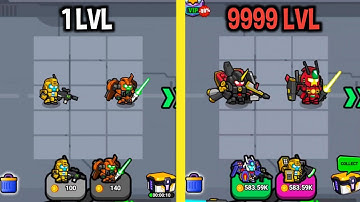 MAX LEVEL in Merge Robot: Mech Game