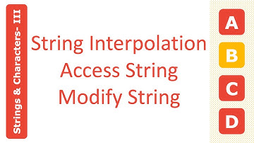 Lesson 3.3 - Strings and Characters | Swift Coding Tutorial | ABCD