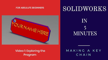 Learn SolidWorks in 5 Minutes: KeyChain