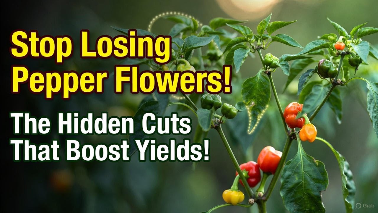 Plants Exploded I Removed THIS From My Pepper Plants… and the Flowers Exploded! - YouTube