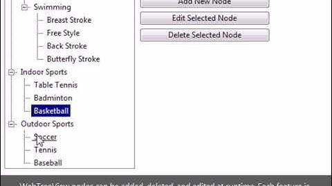 WebTreeView - Node Editing
