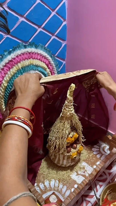 Welcoming Maa Lakshmi with devotion and tradition 🌸✨  Manabasa Gurubar Rituals#manabasagurubarpuja