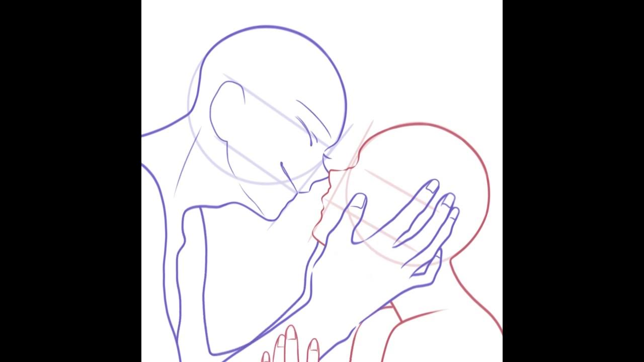 How to Draw People Kissing 🙈 Sexy Couple Poses 