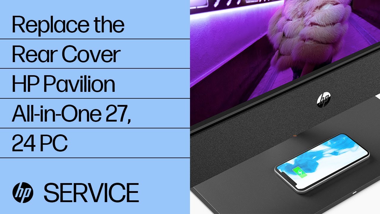 how to change wifi password How to Replace the Rear Cover | HP Pavilion All-in-One 27, 24 PC