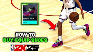 NBA 2K25 - How To Buy/Equip Shoes For Park, NBA Games, Rec Center, Pro Am (XSX/PS5)