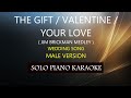 THE GIFT / VALENTINE / YOUR LOVE ( MALE VERSION ) ( JIM BRICKMAN )PH KARAOKE PIANO by REQUEST