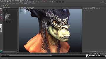Autodesk Maya LT - Features - Model material tools