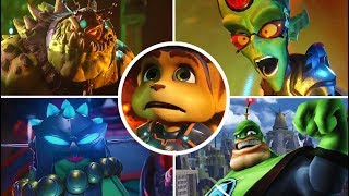 Ratchet And Clank All Bosses | Boss Fights  (PS4)