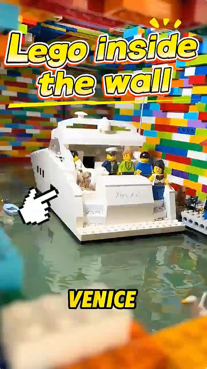 The walls were built with LEGO bricks#lego #love #shorts #funny #minecraft #toys