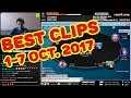 Stream highlights.  01-07 Oct. 2017