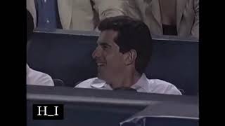 Last footage of John F. Kennedy Jr July 15, 1999 at the Braves Vs Yankees game at the Yankee Stadium screenshot 4