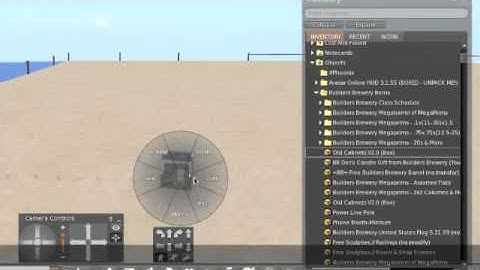 SL How too Rez & open objects Pheonix Viewer