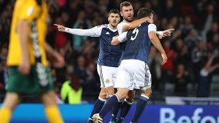 Шотландия - Литва 1-1 Видео всех голов. Отбор к чемпионату мира 2018. 2-й тур 08.10.2016