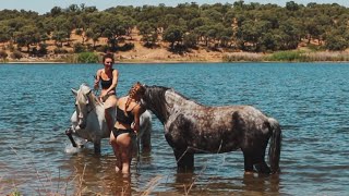 RAW FOOTAGE  Day in the life of our HORSE TRIP in Spain