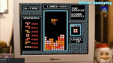 Cool double Tetris to Perfect Clear(NES Tetris)