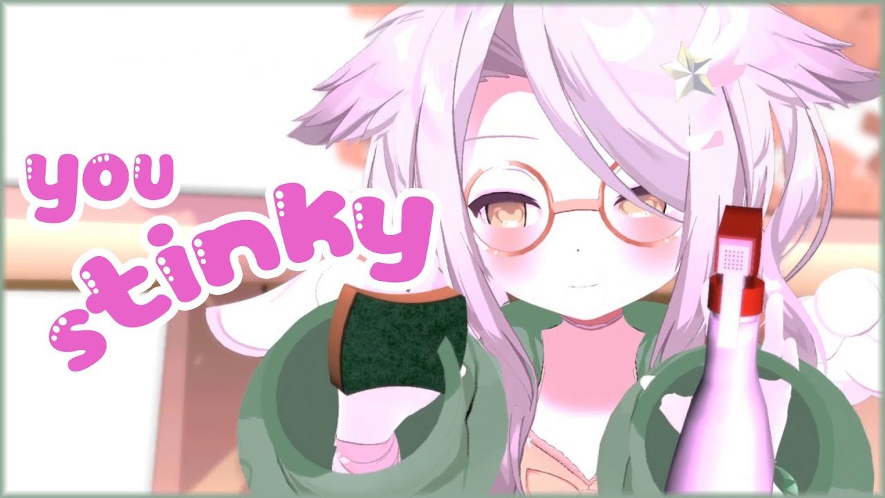 ASMR cleaning you good (ur stinky) ♡ bratty lil sis ♡ personal attention ♡ Vtuber RP