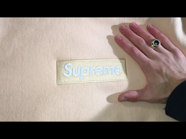 SUPREME PEACH BOX LOGO HOODIE REVIEW - YouTube