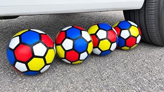 Best Experience! Car vs. Foot ball ⚽| Crushing Crunchy and Soft Things with a screenshot 3